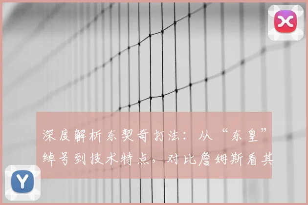 深度解析东契奇打法:从“东皇”绰号到技术特点,对比詹姆斯看其独特之处